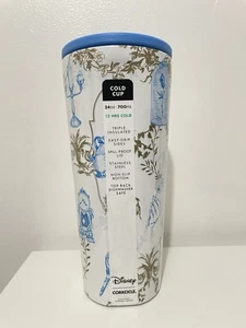 Disney Parks Corkcicle Princess Beauty And The Beast Sport 24oz Tumbler No Straw - Picture 1 of 10