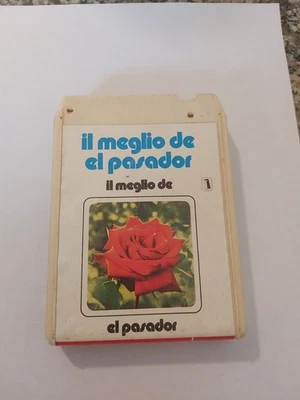  CASSETTA EL PASADOR  STEREO 8 D'EPOCA FUNZIONANTE OTTIMO STATO. - Immagine 1 di 3