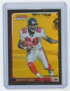 2003 Bowman Chrom Warrick Dunn Gold Refractor 33/50 - Picture 1 of 2