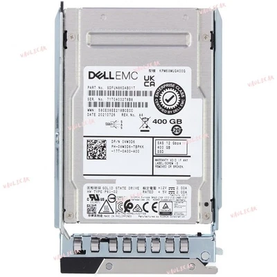 VW3D6 0VW3D6 Dell 400GB 12Gbps SAS WI TLC 2.5'' SSD 14/15/16G KIT - Image 1 of 4