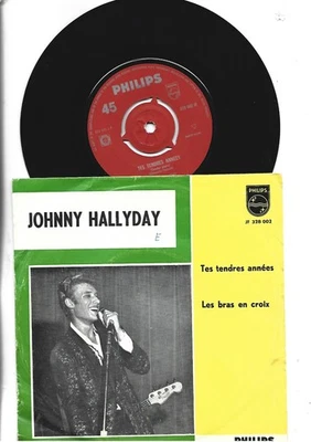 JOHNNY HALLYDAY SINGLE 7"  -  TES TENDRES ANNEES  - 1963  MADE IN HOLLAND - Bild 1 von 2