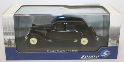Solido 1/43 Scale diecast - S4300900 - 1950 Citroen Traction 11 - Black - Image 1 of 4