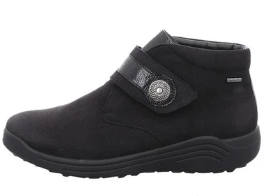 Romika MADERA - 踝靴黑色麂皮绒和漆皮 36 码 Josef Seibel — 第 1/4 张图片