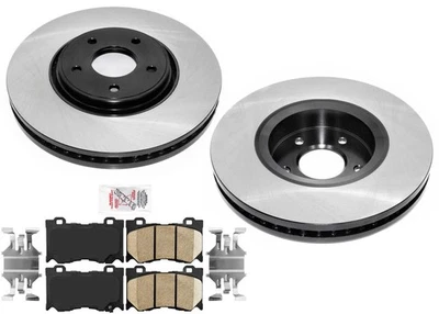 Freno y pastillas de disco de carbono de rendimiento delantero para Infiniti FX50 2009 2012 2013 Foto 1 de 4