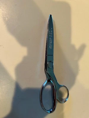 Vintage WISS CC7 Pinking Shears Zig Zag Scissors 7.5" Chrome USA  - Image 1 of 3