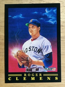 1991 Fleer Pro-Visions #9 Roger Clemens - Picture 1 of 2
