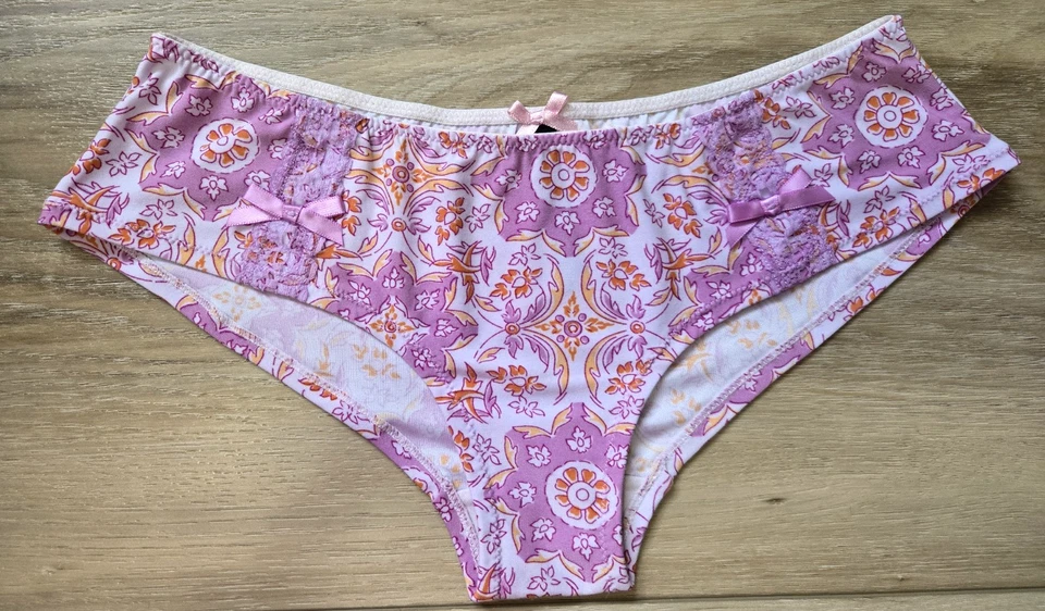 Bragas vintage Victoria's Secret Sexy Little Things sedosas suaves lazos de encaje XS Foto 1 de 3