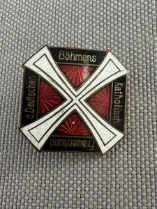 Mitgliedsabzeichen des Katholischen Frauenbundes der Deutschen Böhmens - (5) - Bild 1 von 2