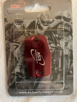AS3 PERFORMANCE 21-25 GASGAS RED ALUMINUM FRONT BRAKE MASTER CYLINDER COVER - Image 1 of 4