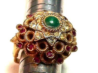 Anillo Vintage, Hermoso, Vendome, Ajustable Marcado, Talla 6 Foto 1 de 4