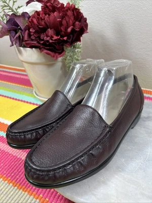 Zapatos planos de cuero marrón sin cordones SAS Tripad Comfort para mujer talla 9 M” Foto 1 de 4