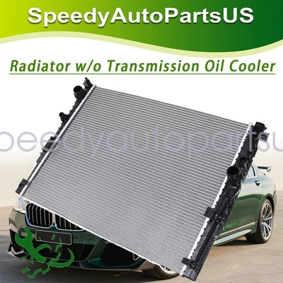 Radiator w/o Transmission Oil Cooler 17118743667 Fits for 2018 BMW M550i xDrive - Image 1 of 4