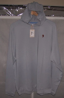 NEW PETER MILLAR Pullover Sweater Hoodie Shirt GASPARILLA INN & CLUB Gray Sz 2XL - Image 1 of 4