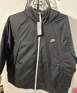 Nike Mens Black Therma-FIT Legacy Reversible Hooded Jacket Size XXL DH2783-010 - Picture 1 of 6