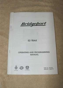 Bridgeport EZ-Trak DX Manuale operativo e programmazione - Foto 1 di 1