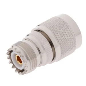1Pc N Type Male to UHF SO-239 Female Jack Straight RF Coax Adapter Connector _xa - Photo 1/12