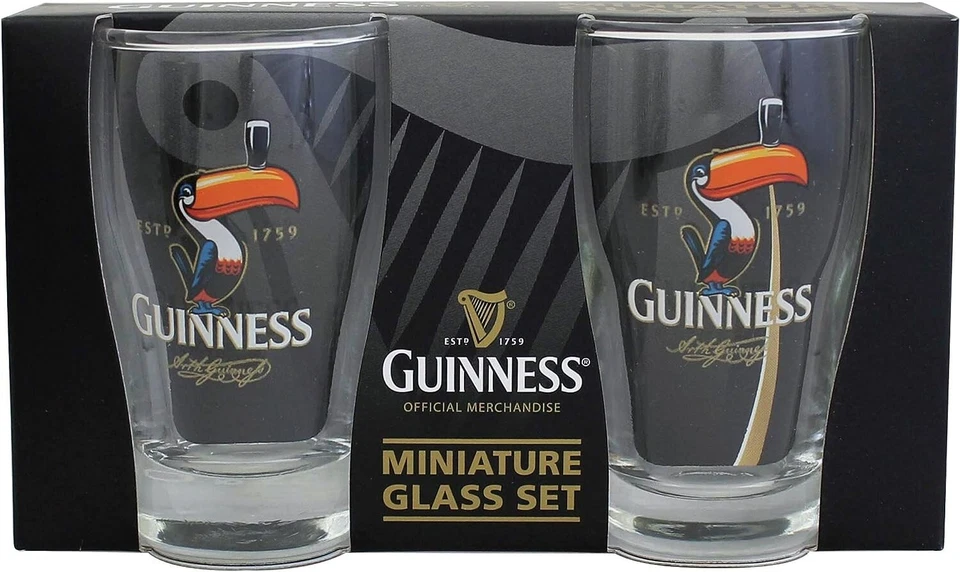 Guinness Miniature Glass Set - Baby Guinness - Shot Glass - Gilroy Collection - Image 1 of 1