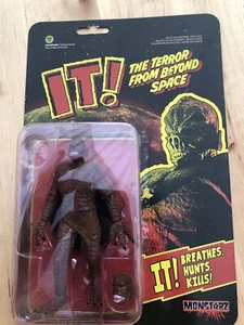 SEHR SELTENER MONSTARZ IT! THE TERROR FROM BEYOND SPACE FIGUR SEALED ON CARD BROWN - Bild 1 von 7