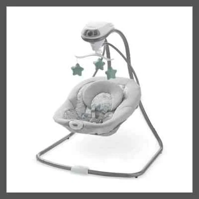 Columpio Graco SimpleSway | 6 velocidades, 15 canciones, asiento acogedor - SELLADO Foto 1 de 4