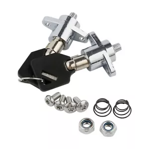 Hard Saddle bag Locks Keys Set Fit For Harley Touring Electra Glide 2014-2023 - Picture 1 of 10