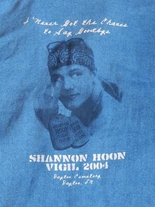 Offizielle 2004 Shannon Hoon Vigil Jeansjacke hergestellt und getragen von Mom Nel Hoon - Bild 1 von 7