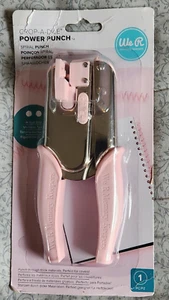 NEW ~ We R Memory Keepers Crop-A-Dile Power Spiral Round Hand Held Punch, - Picture 1 of 2