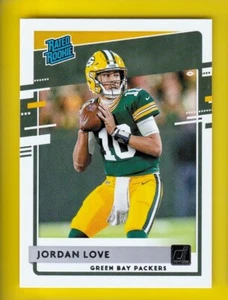 2020 Donruss 304 Jordan Love RC Rated Rookie Packers QB - Picture 1 of 1