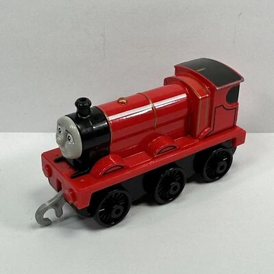 Thomas the Train James Tank Engine Diecast Plastic Friends Pull Along Red - Image 1 of 4