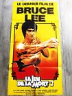 Le Jeu de la Mort 2 Affiche ORIGIN Poster 57x110cm 22"43 1980 Bruce Lee Kung Fu