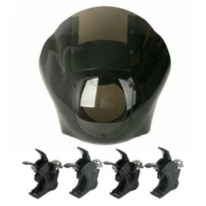 Quarter Fairing 39mm Windshield Clamps Fit For Harley Sportster XL883 1200 Dyna - Picture 1 of 12