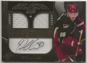 2009-10 UD Black Lustrous Materials autógrafos camiseta #LMPM Peter Mueller 26/50 - Imagen 1 de 2