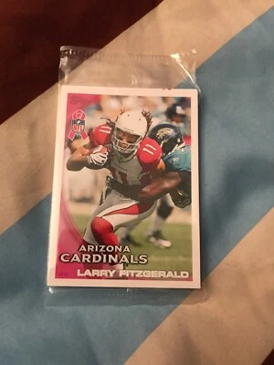 2010 Set Arizona Cardinals Fitzgerald Leinart RARE TOPPS BREAST CANCER AWARENESS - Image 1 of 4