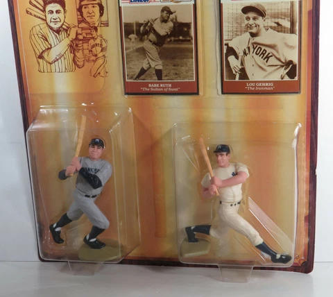 Starting Lineup Baseball Greats Babe Ruth And Lou Gehrig 1989 Kenner Cover