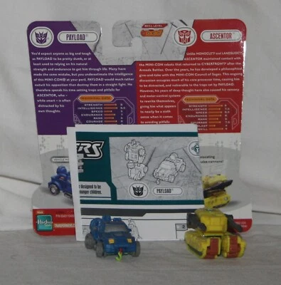 transformers cybertron 2 pack minicon vs payload ascentor - Image 1 of 4
