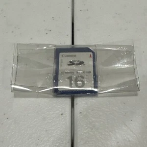 Canon SD 16MB New Memory Card Secure Digital Mob. Phone/Camera/Camcorder SDC-16M - Picture 1 of 3