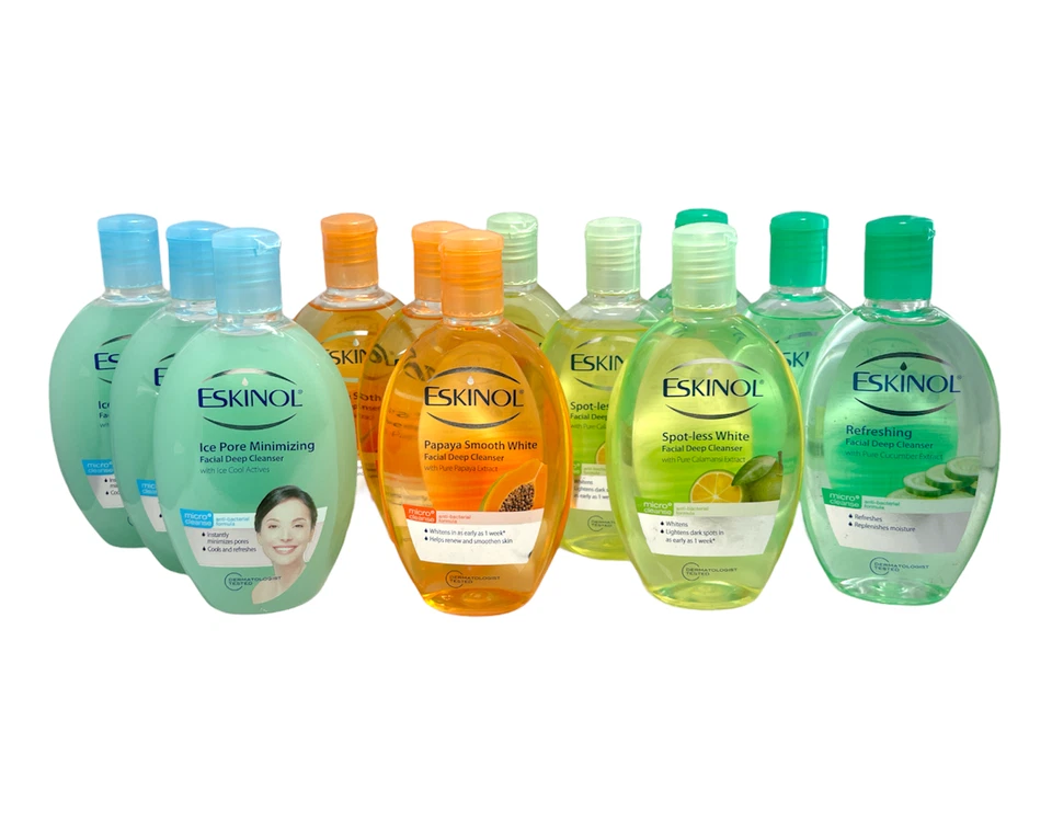 Eskinol Facial Deep Cleanser 135ml/4.6fl.oz. New; LOT OF 3 - Image 1 of 1