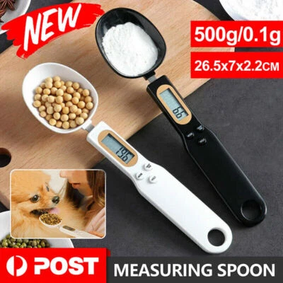 Electronic Digital LCD Food Scale Measuring Spoon Spice Weight Kitchen Tool AU - image 1 of 4