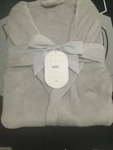 Luxus Spa Morgenmantel Amy Miller Signature Collection Einheitsgröße grau Plüsch NEU - Bild 1 von 9