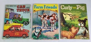 Vintage Lot of Books 2 The Big Golden Book | 1 Farm Friends Animal Book - Picture 1 of 24