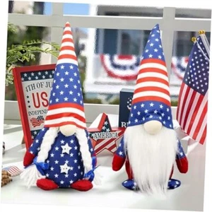 Memorial Day Decorations - 4th of July Decorations - Patriotic Gnomes - Picture 1 of 8
