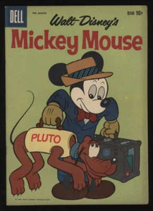 Walt Disney's Mickey Mouse #64 febrero marzo 1959 fino 6,0 CR/OW páginas Pluto Dell - Imagen 1 de 2