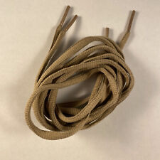 OVAL Athletic Sports Sneaker Shoelaces  45" Shoe Laces Strings Beige Light Brown