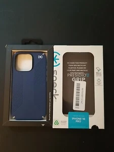 New Speck Presidio 2 Grip Series Case for Apple iPhone 16 Pro Max Blue - Zdjęcie 1 z 5