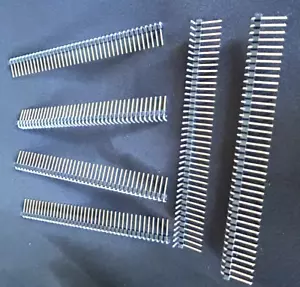 Schneidwerke & Drahtgehäuse, Stecker, rechtwinklig, 40 P R/A HEADER GOLD, 3A (1EA) - Bild 1 von 3