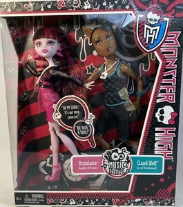 MONSTER HIGH PUPPEN 2ER PACK MUSIC FESTIVAL DRACULAURA UND CLAWD WOLD 2013 EDITION  - Bild 1 von 1