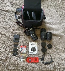Canon EOS Rebel SL1 EOS100D Digital SLR Camera - Black (with 18-55mm & 75-300mm) - Picture 1 of 20
