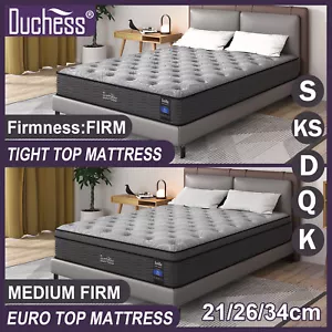 Duchess Mattress Queen Double King Single Bed Pocket Spring Gel Memory Foam - Picture 1 of 27