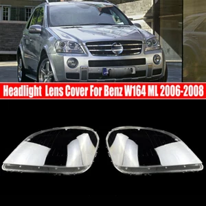 Car Headlight Clear Lens Cover For Mercedes Benz W164 ML-Class ML350 2006-2008 - Picture 1 of 11