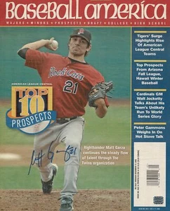Matt Garza signed autographed Baseball America magazine! AMCo COA 8136 - Picture 1 of 1