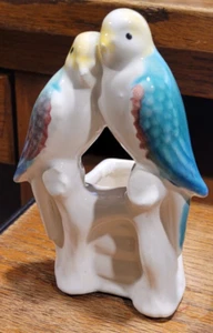 Vintage Morton Pottery Love Birds on Branch Planter - Picture 1 of 6